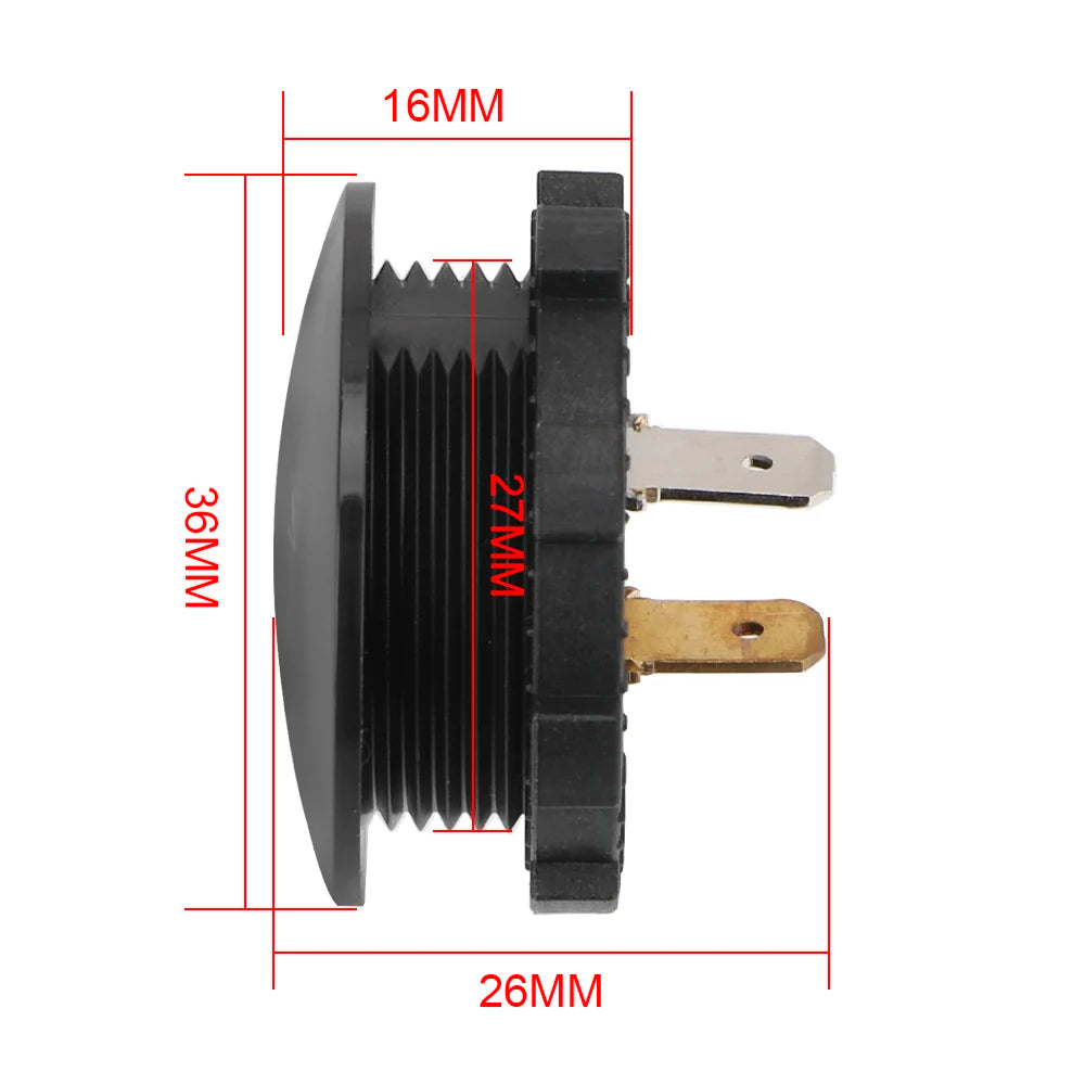 Βολτόμετρο Μοτοσικλέτας 12V-24V