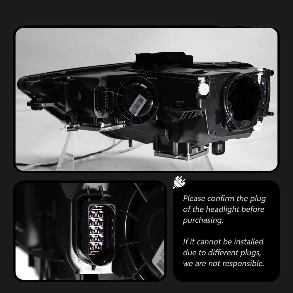 Look Rs3 Drl Εμπρός Φανάρια για Audi A3 2013-2016