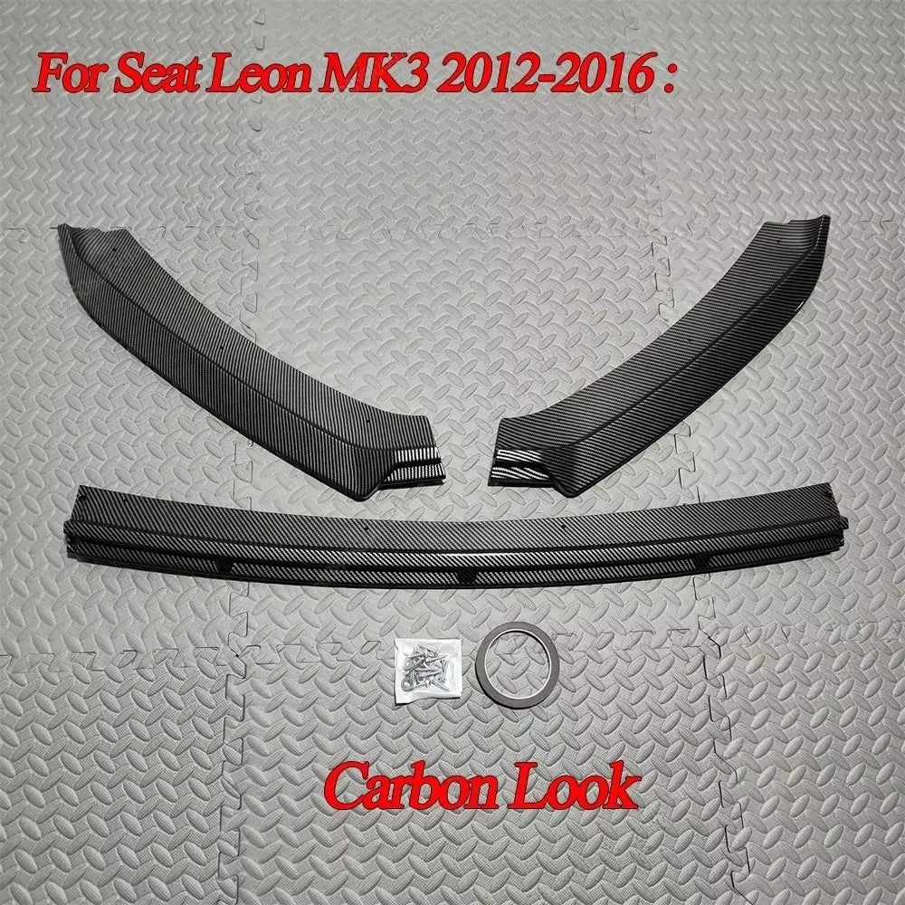 Maxton Μπροστινό Lip για Seat Leon MK3 MK3.5 2012-19