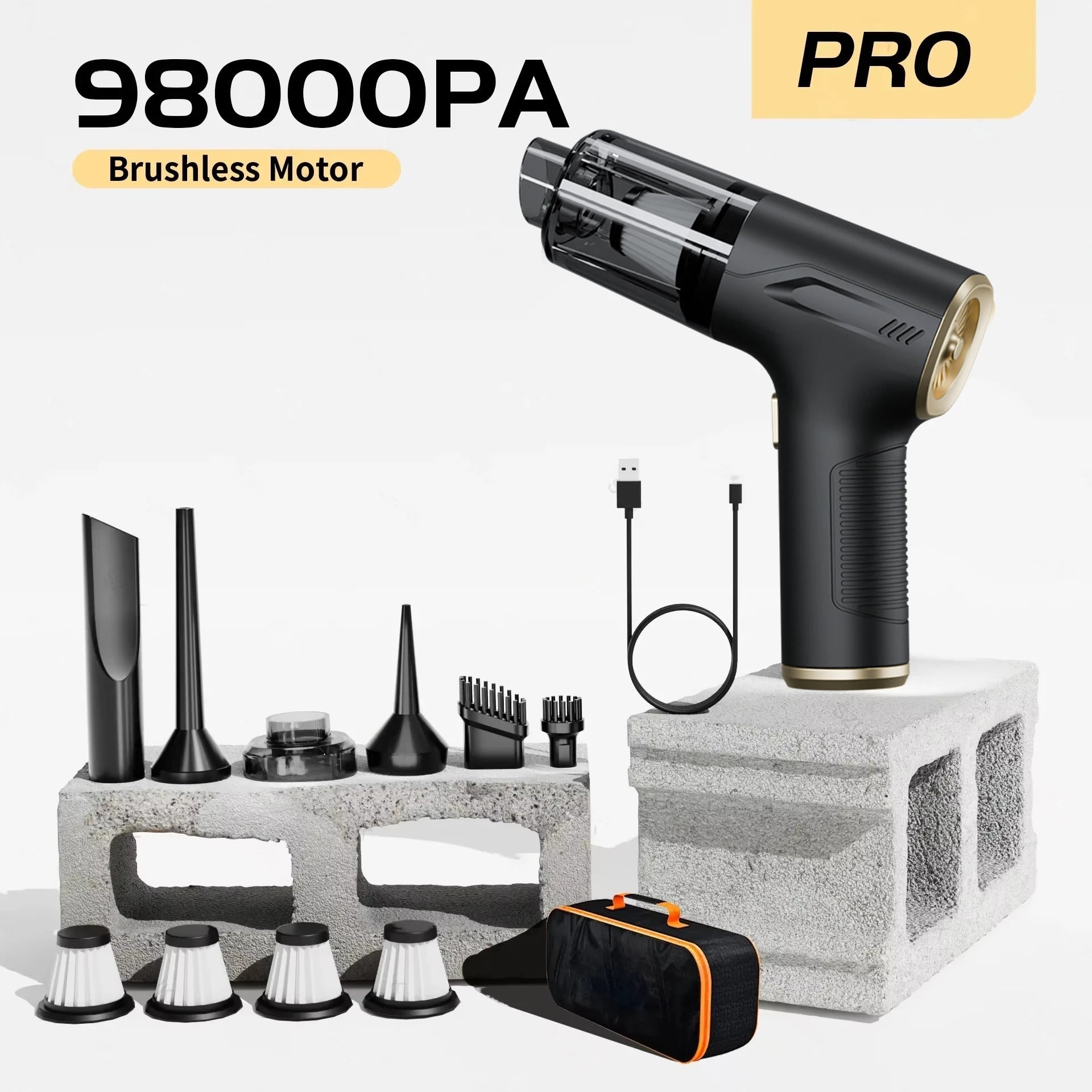 2 σε 1 Ασύρματο Σκουπάκι και Blower Χειρός