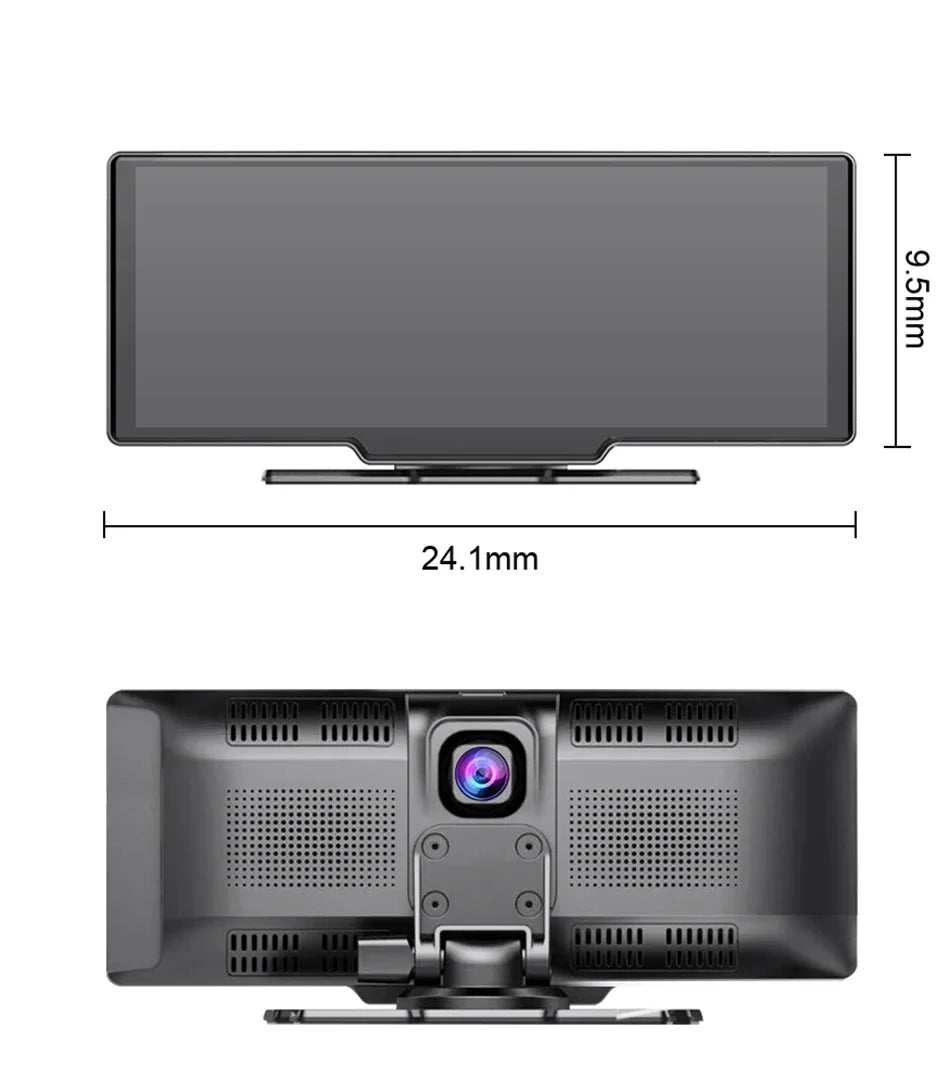 10.26' Οθόνη Αφής 4K Android-IOS & Carplay με Κάμερα Οπισθοπορείας, GPS Πλοήγηση, Φωνητικό Έλεγχο Αυτοκινήτου και Bluetooth