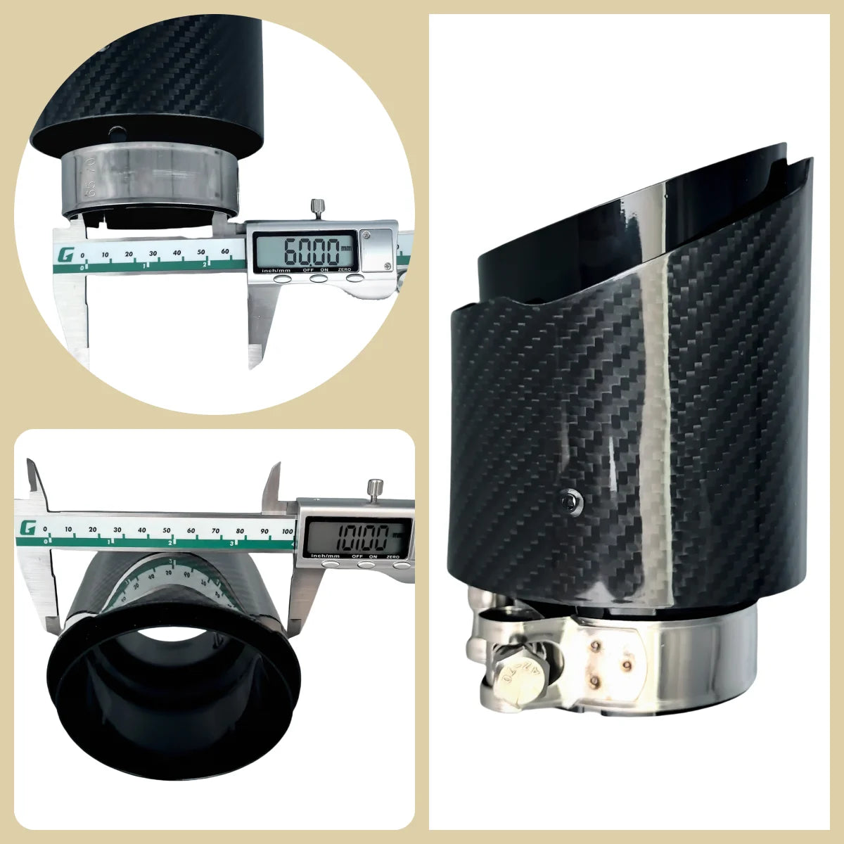 Τελικό Εξάτμισης Carbon Universal