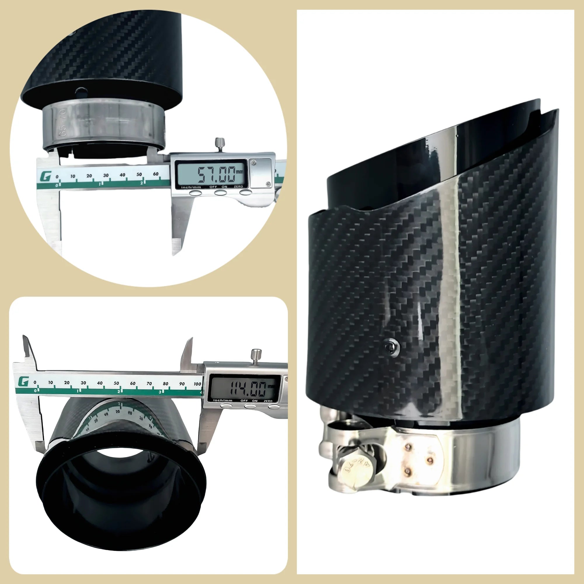 Τελικό Εξάτμισης Carbon Universal