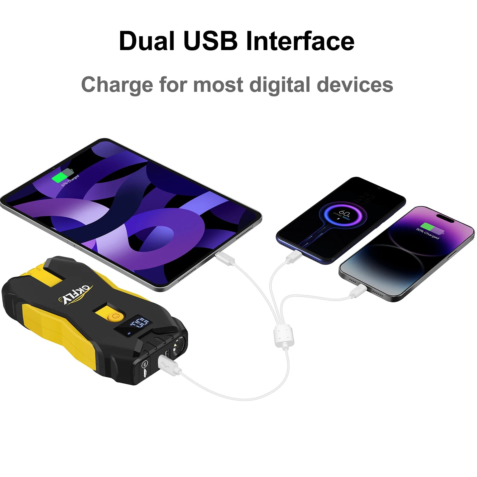 Φορητός Εκκινητής Μπαταρίας 18.800mAh