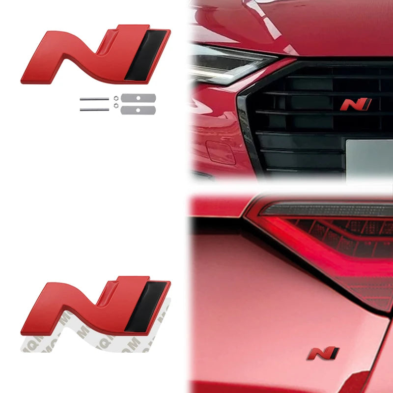 Αυτοκόλλητα σήματος N για Hyundai N LINE i30-i20