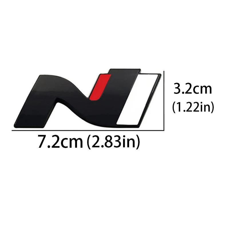Αυτοκόλλητα σήματος N για Hyundai N LINE i30-i20