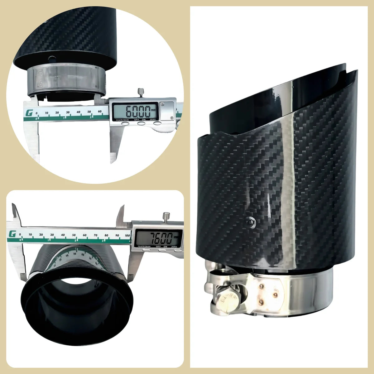 Τελικό Εξάτμισης Carbon Universal