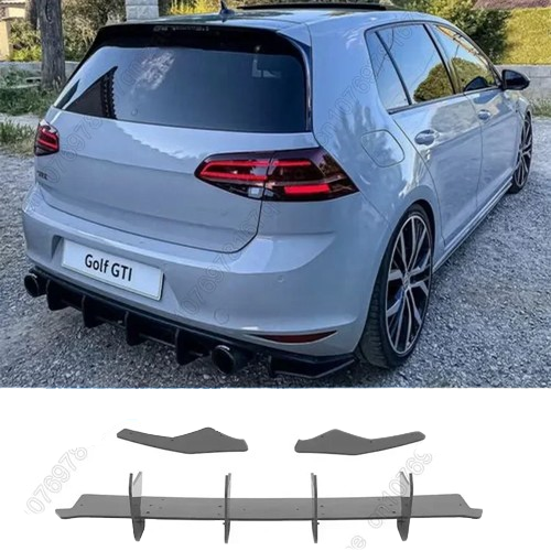 Διαχύτης για VW Golf MK8 GTI 2021-2024 Μαύρο MAXTON STYLE