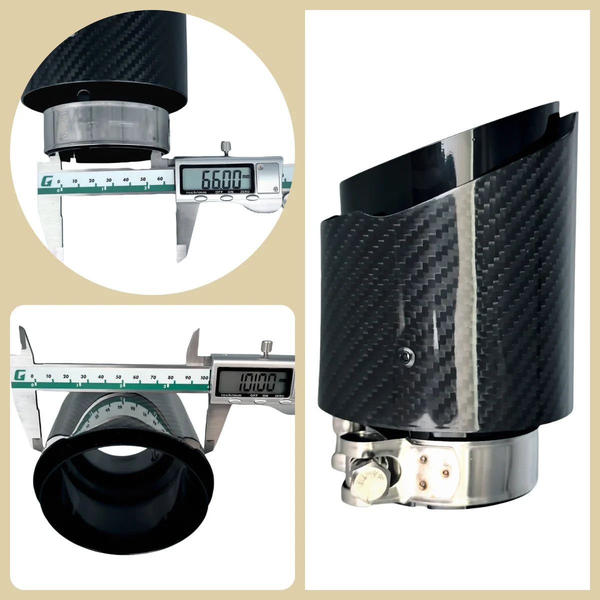 Τελικό Εξάτμισης Carbon Universal