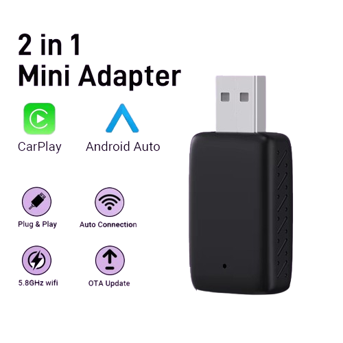 2 σε 1 Car Play Αντάπτορας