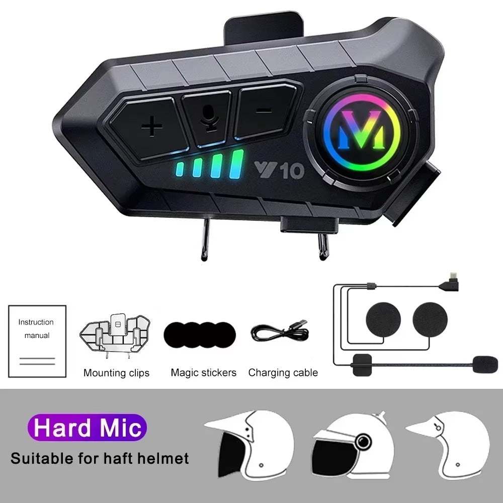 Bluetooth Ακουστικά Κράνους 2000mAh